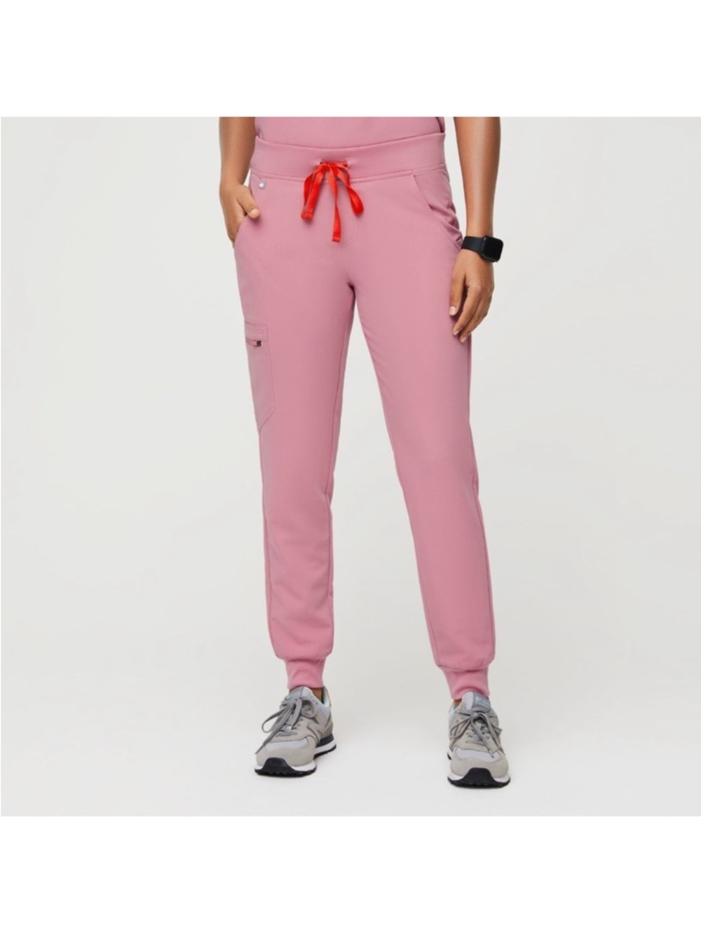 NWT Figs Zamora Jogger Scrub Pants Chalk Pink Size 3X